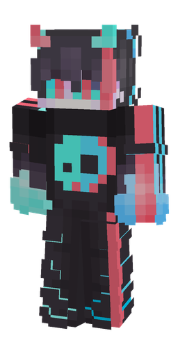 Black skin: body, front render