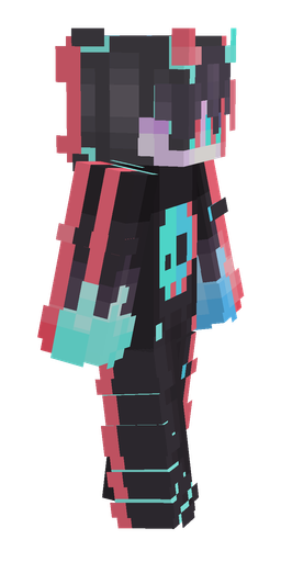 Black skin: body, right side render