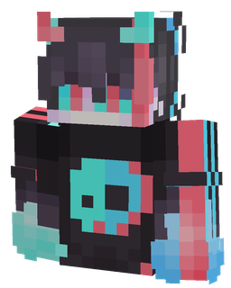 Black skin: bust render