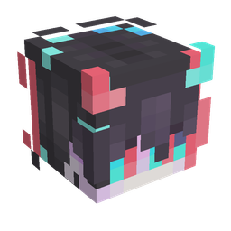 Black skin: head render