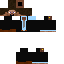 Black skin: raw texture render