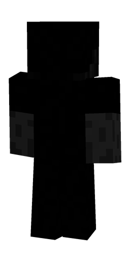 Black skin: body, back render
