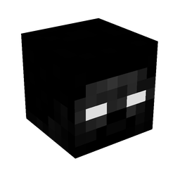 Black skin: head render