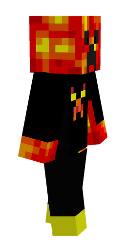 Black skin: body, right side render