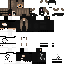 Black skin: raw texture render
