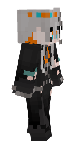 Black skin: body, right side render