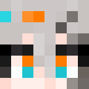 Black skin: face render