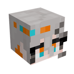 Black skin: head render