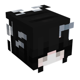 Black skin: head render