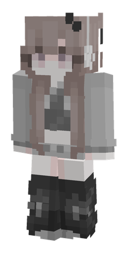 Black skin: body, front render