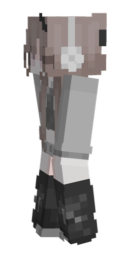 Black skin: body, left side render
