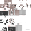 Black skin: raw texture render