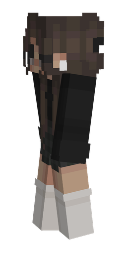 Black skin: body, left side render