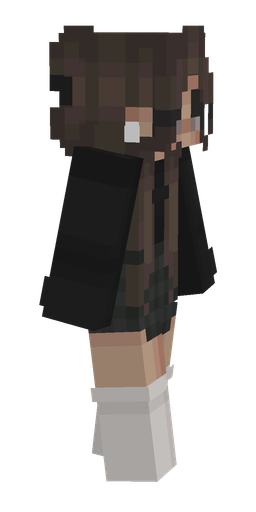 Black skin: body, right side render