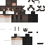 Black skin: raw texture render