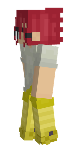 Green skin: body, left side render