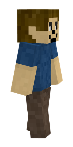 Blue skin: body, right side render