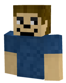 Blue skin: bust render