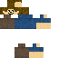 Blue skin: raw texture render