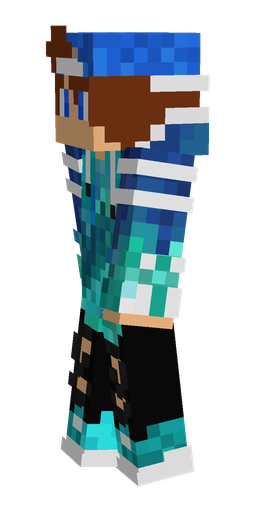Black skin: body, left side render