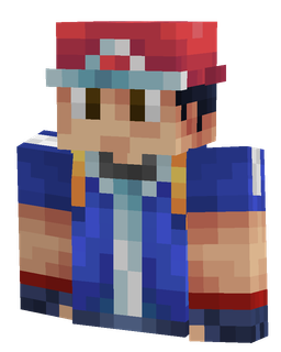 Blue skin: bust render