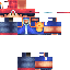 Blue skin: raw texture render