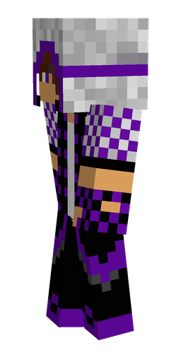 Black skin: body, left side render