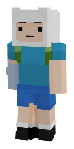 Blue skin: body, front render