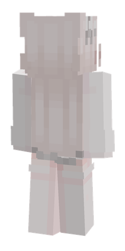 Pink skin: body, back render