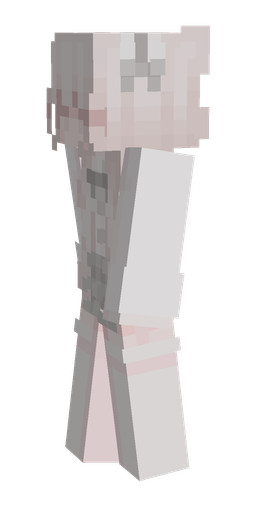 Pink skin: body, left side render