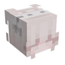 Pink skin: head render