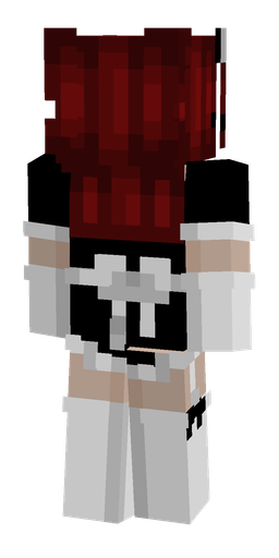 Black skin: body, back render