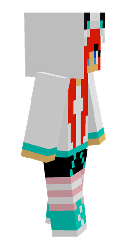 Red skin: body, right side render