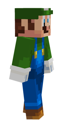 Blue skin: body, right side render