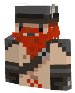 Black skin: bust render
