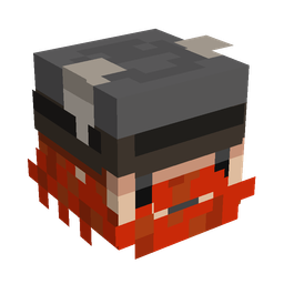 Black skin: head render