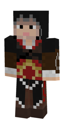 Black skin: body, front render