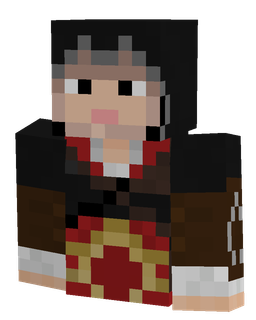 Black skin: bust render