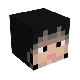Black skin: head render