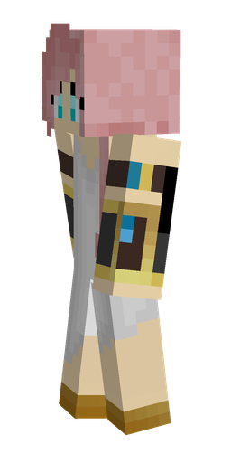 Black skin: body, left side render