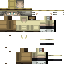 Black skin: raw texture render