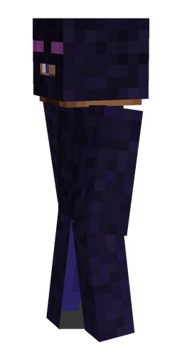 Black skin: body, left side render