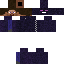 Black skin: raw texture render