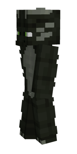 Black skin: body, left side render
