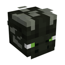 Black skin: head render