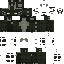 Black skin: raw texture render