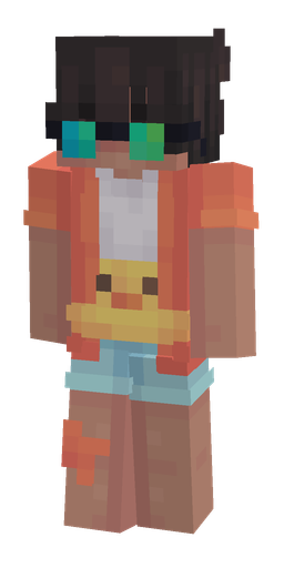Black skin: body, front render