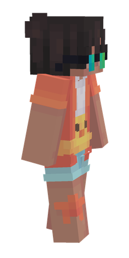 Black skin: body, right side render