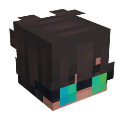 Black skin: head render