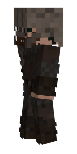 Black skin: body, left side render